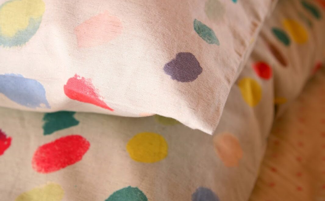 Nani Iro ‘Paint Colour’ Pillowcases