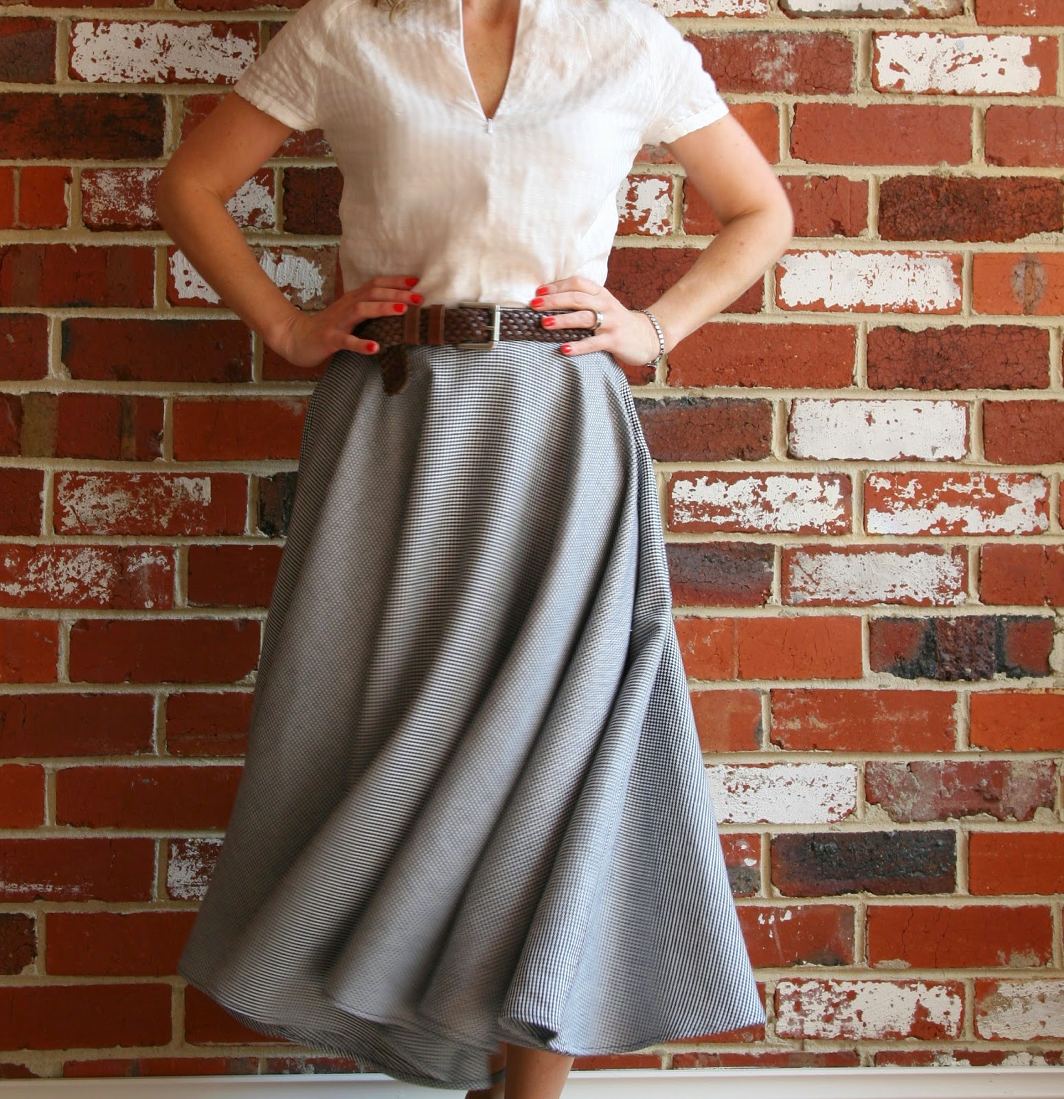 Pattern Review - Style 3863 full circle skirt - Sew Tessuti Blog