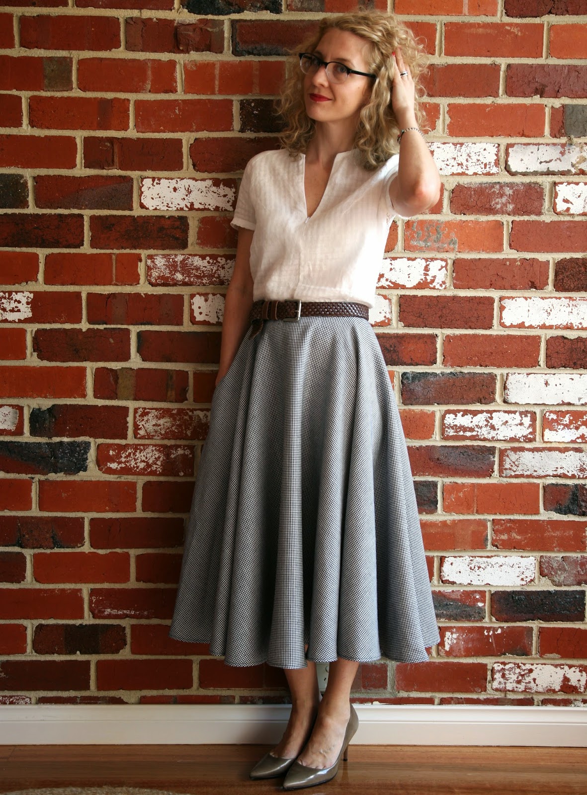 Pattern Review - Style 3863 full circle skirt - Sew Tessuti Blog