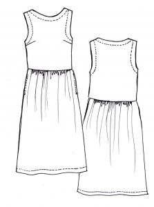 Our new pattern :: The Felicia Pinafore Dress - Sew Tessuti Blog