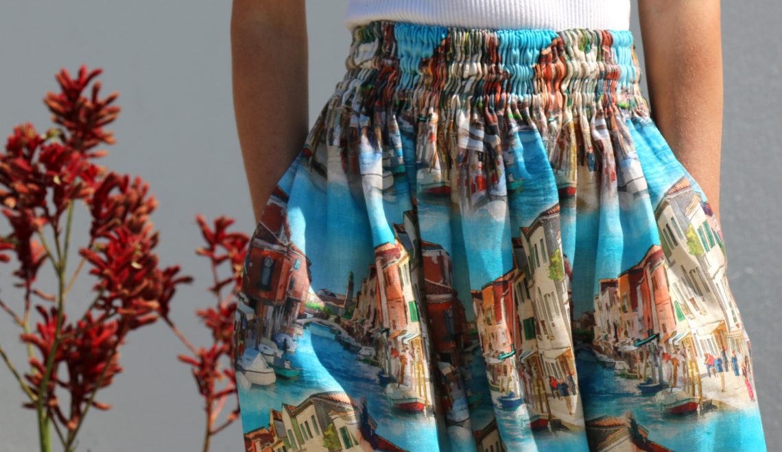 Tessuti Multi Elastic Waist Skirt: A Sewing Tutorial